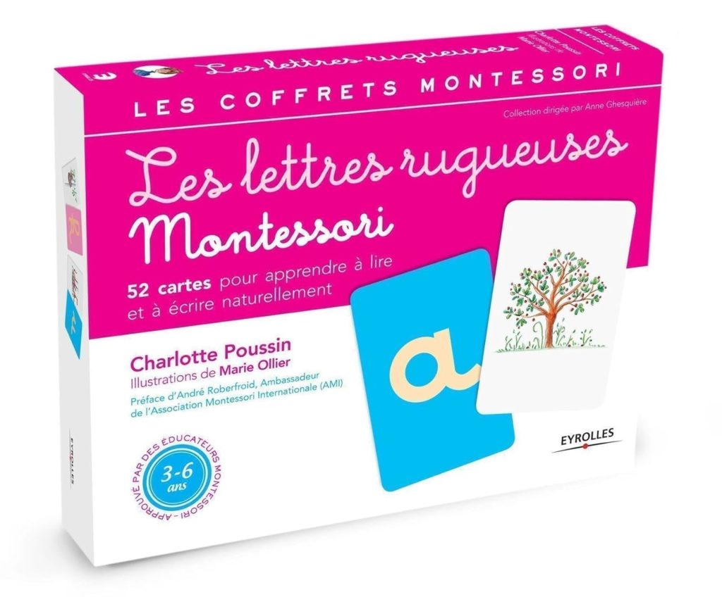 coffret montessori lettres rugueuses