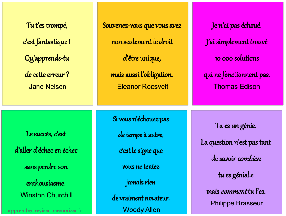 cartes citations motivantes