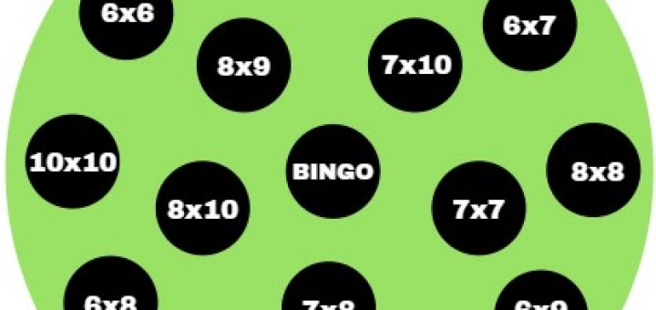 bingo de multiplication