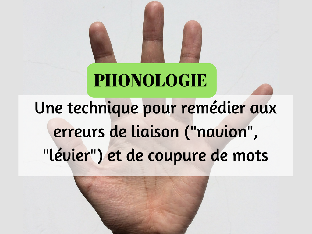 Une technique pour remédier aux erreurs de liaisons mots