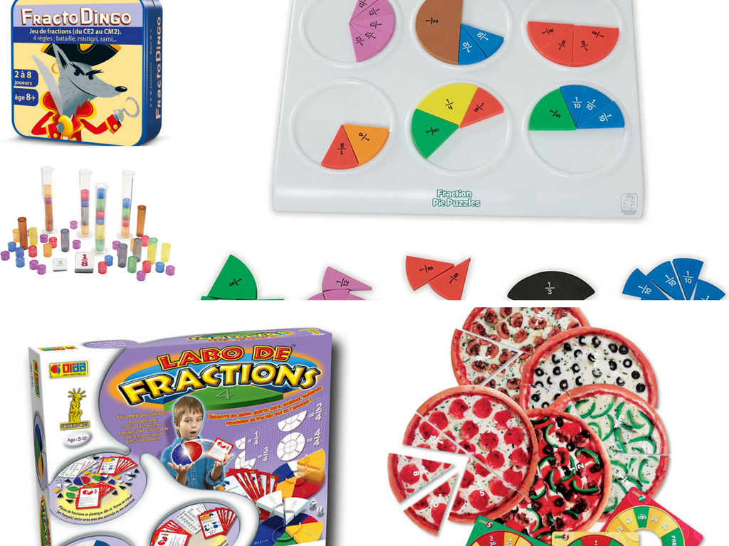 5 jeux pour travailler les notions de fractions avec les enfants