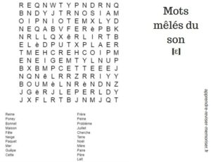 mots meles des sons complexes