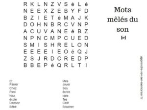 mots meles lecture sons complexes