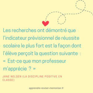 citation discipline positive en classe