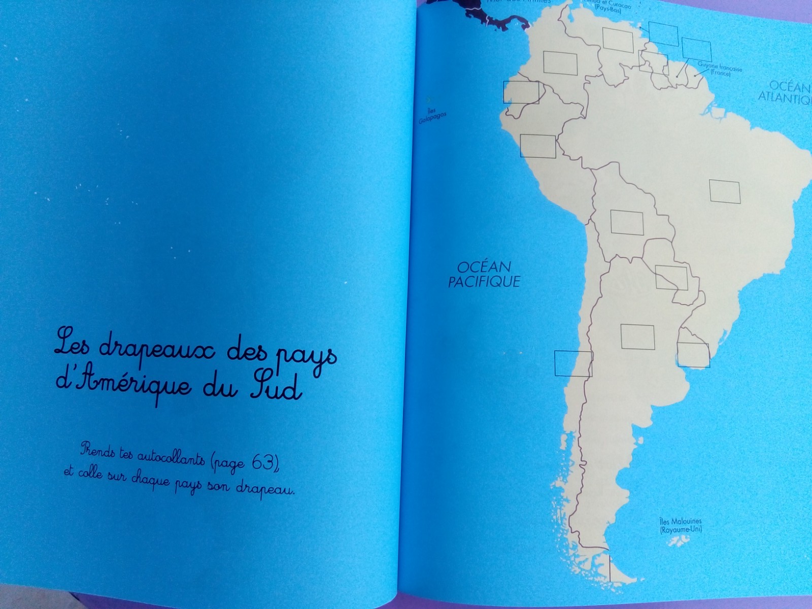 cahier géographie enfants montessori