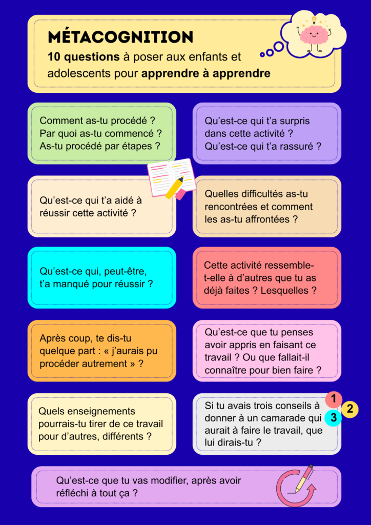 métacognition enfants