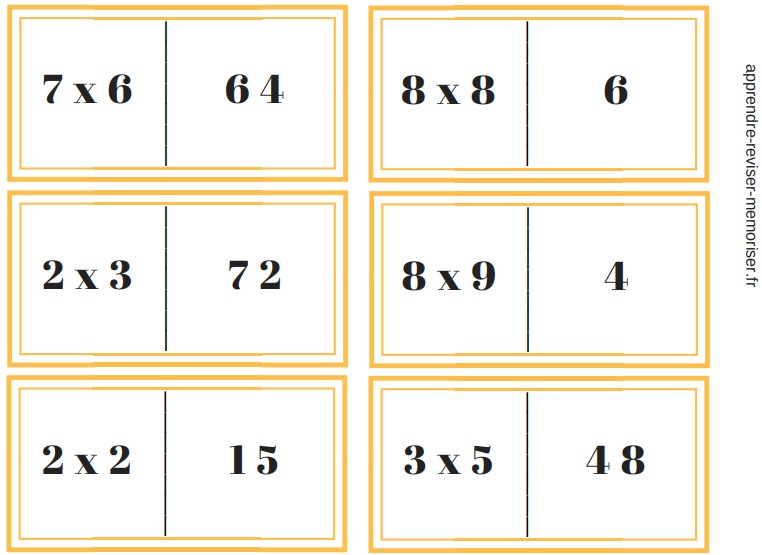 dominos multiplication