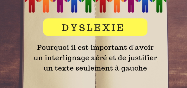 dyslexie texte interligne justifier