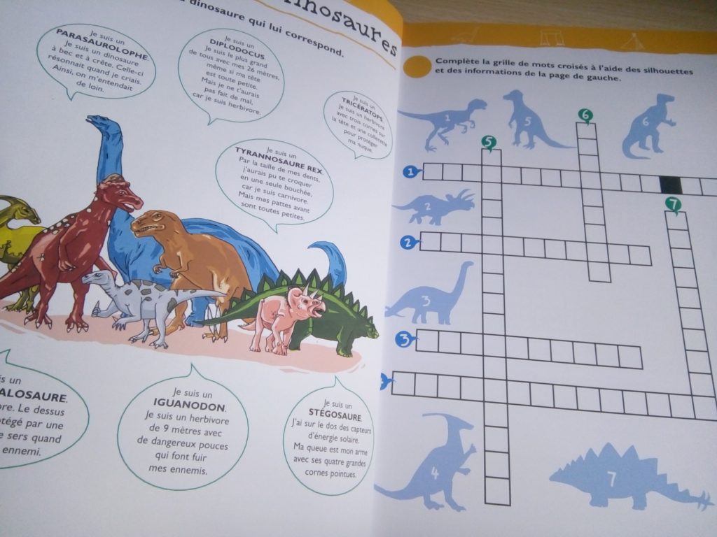 Découvrir et apprendre la Préhistoire par les mots croisés (8-10 ans)