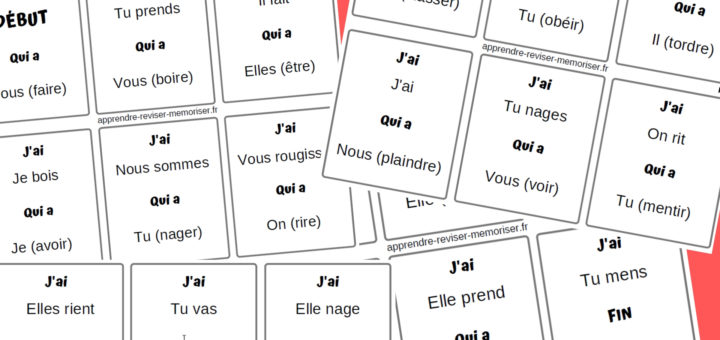 jeu conjugaison présent français