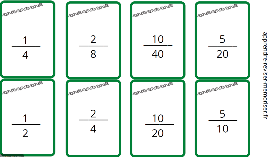 bataille équivalence fractions