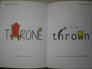 cahier dessins orthographe illustrée anglais