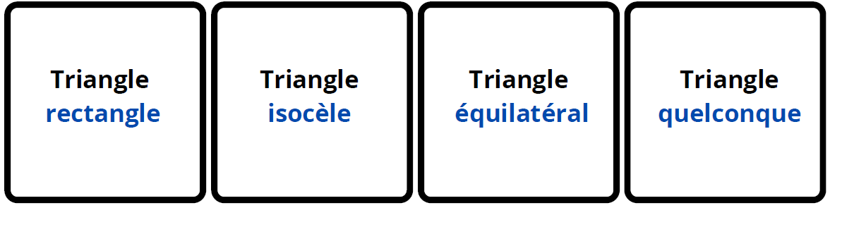 jeu association cartes triangles