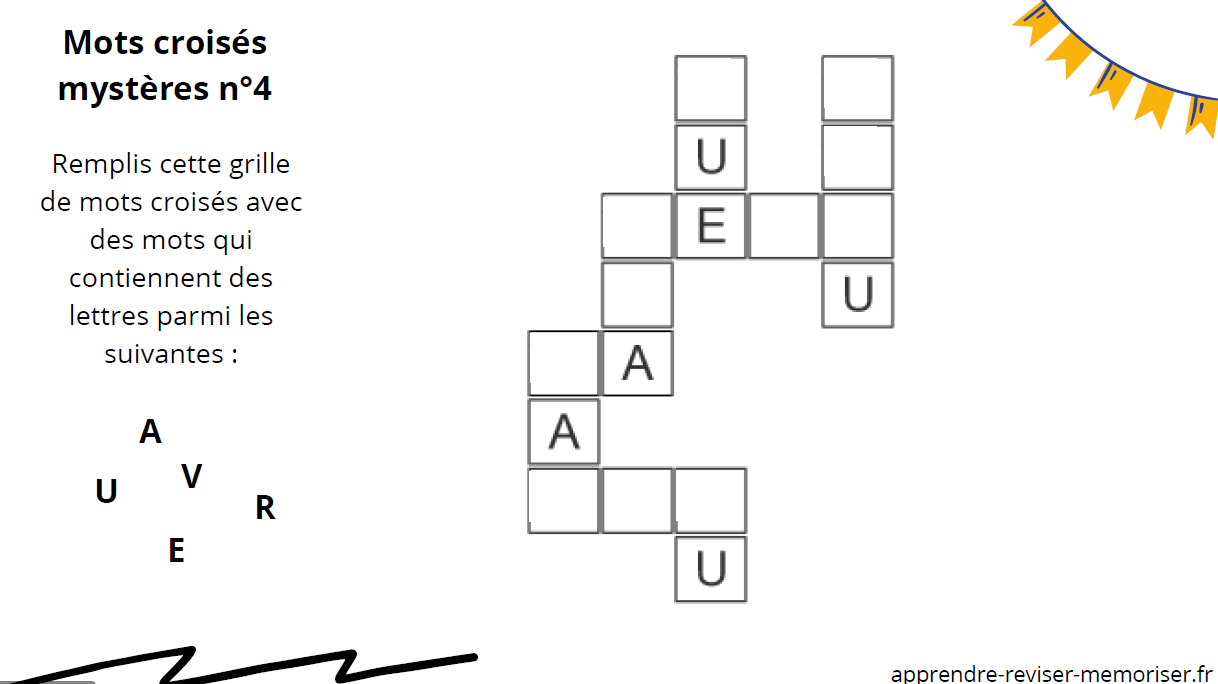 Mot En 7 Lettres Avec Les Lettres Suivantes Mots croisés mystères pour le plaisir de jouer avec les lettres  (vocabulaire et orthographe) - 8 ans et + - Apprendre, réviser, mémoriser