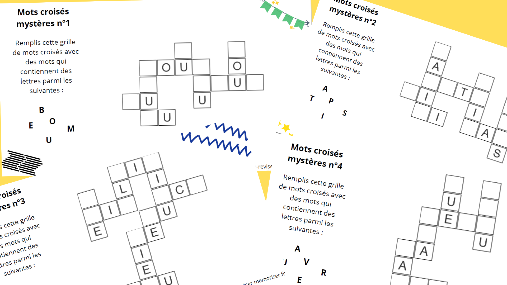 Mots Croisés Mystères Pour Le Plaisir De Jouer Avec Les Lettres ...