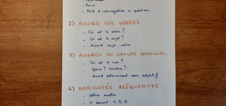guide relecture dictée