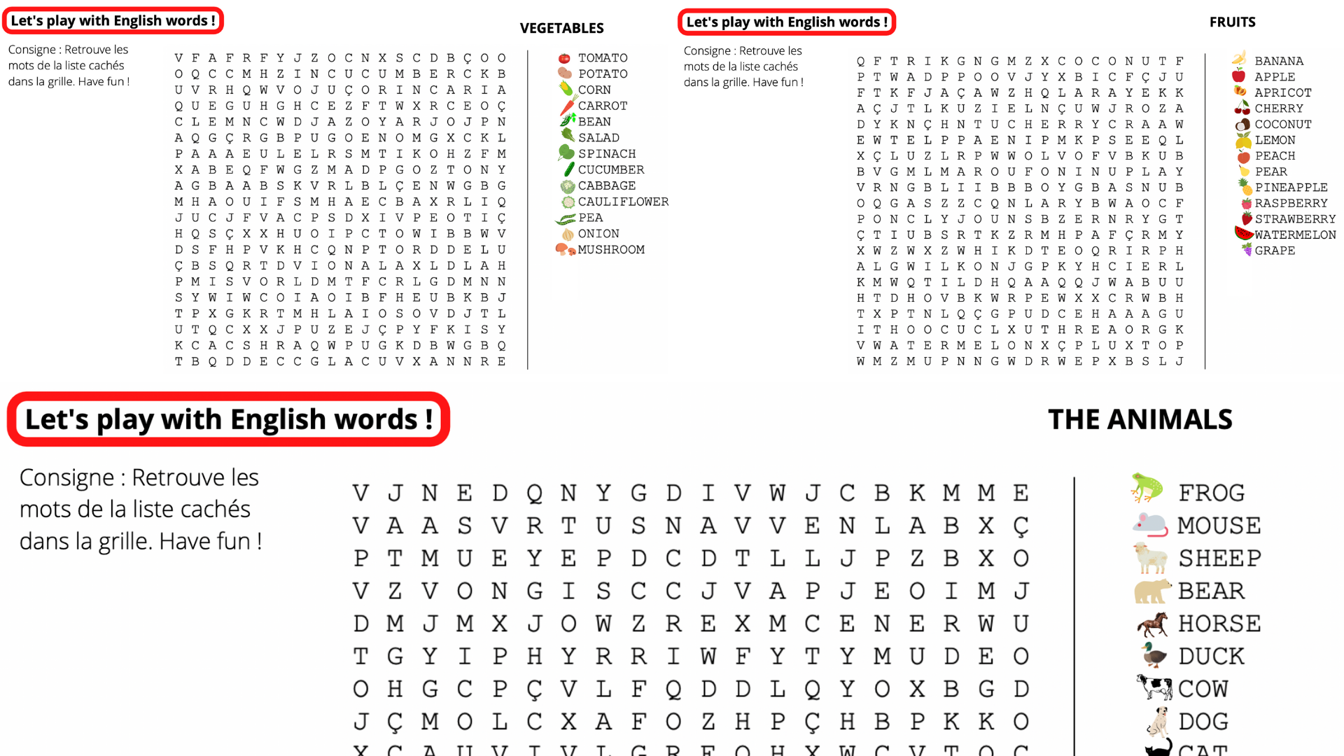 Mots Anglais Irlandais