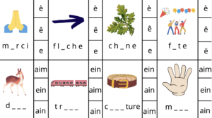 carte à pince lecture graphème