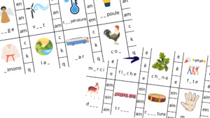 cartes de lecture graphèmes lecture cp ce1 ce2