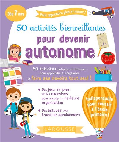 devenir autonome enfants livre