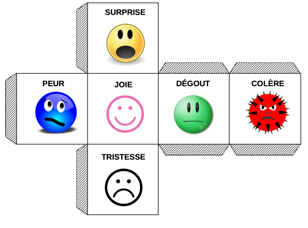 jeu des émotions pour identifier et nommer ses émotions