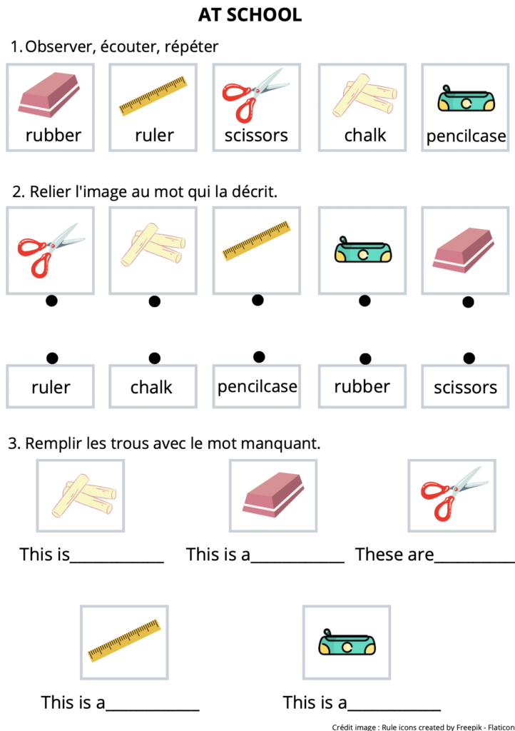 Petit bac d'anglais : un jeu tout simple pour réviser des mots de  vocabulaire
