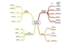 Prefixes courants en francais