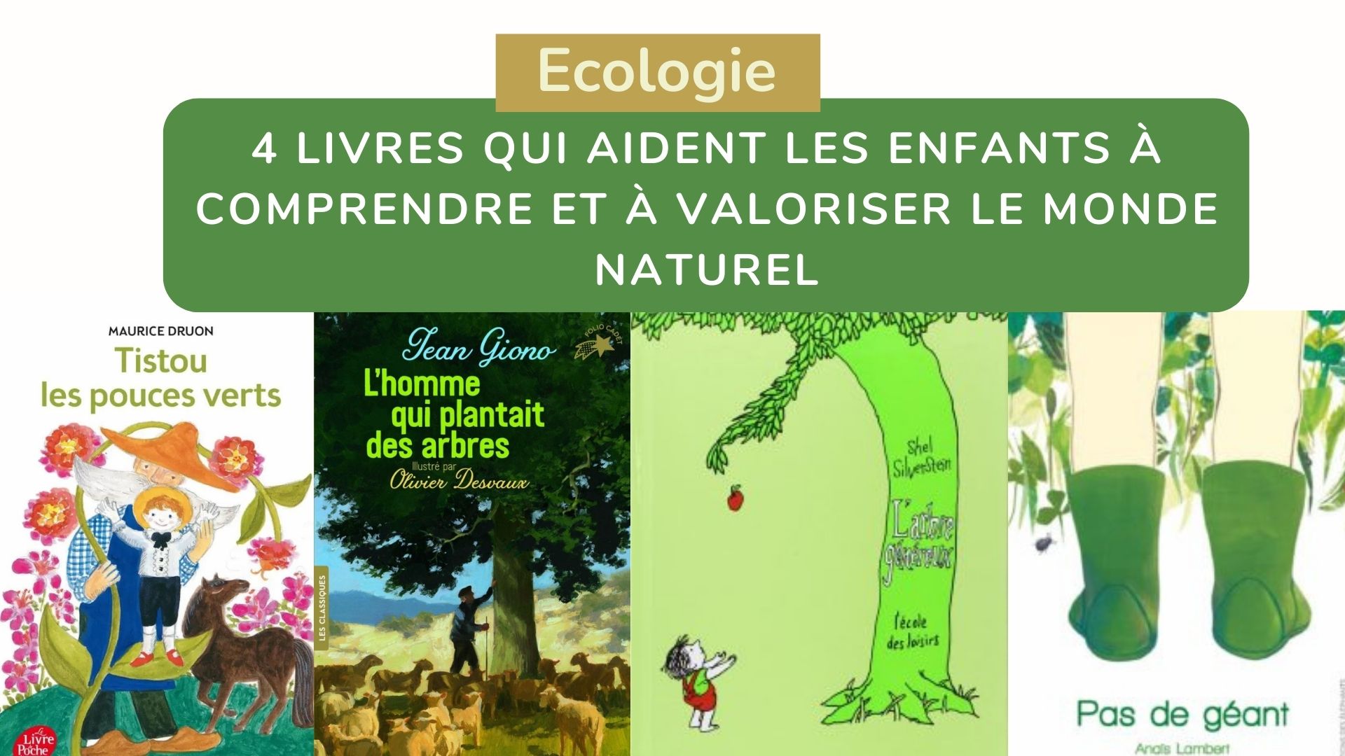 2 magnifiques livres pour les enfants sur la nature et le jardinage
