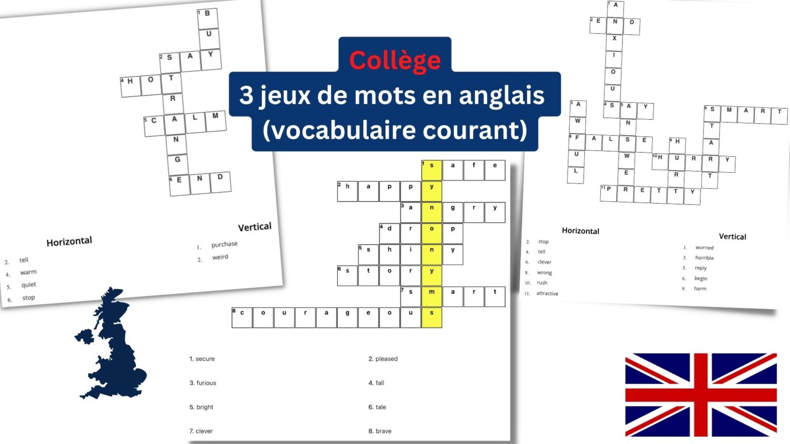jeux de mots en anglais Apprendre, réviser, mémoriser