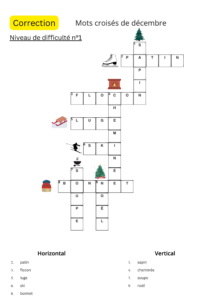mots croisés faciles cycle 2