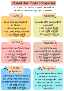affiche pluriel des noms composés
