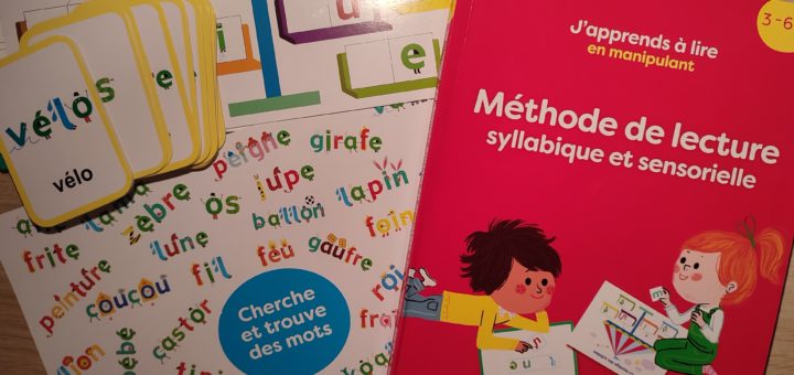 Cahier de lecture, méthode syllabique pour apprendre à lire