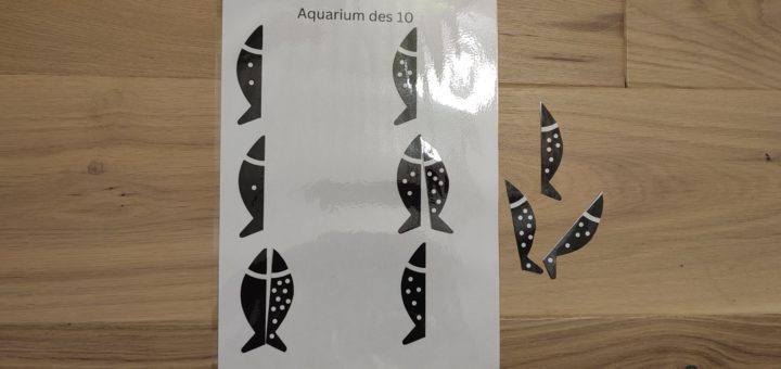 jeu décomposition nombre aquarium poisson