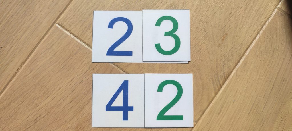 Les cartes Montessori pour travailler la composition et la décomposition des nombres
