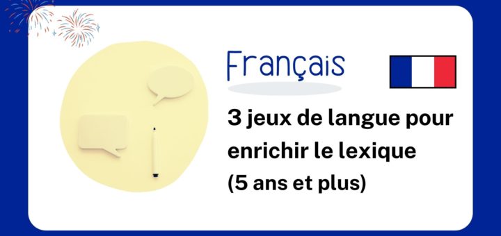 jeux langue français