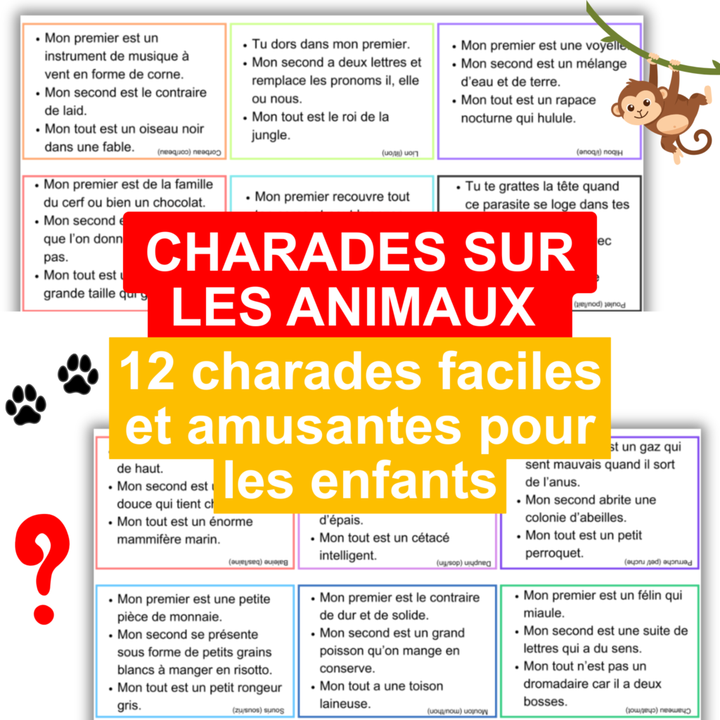 charade animaux enfant