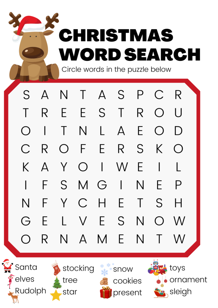 christmas-crosswords-mots-croises-noel-anglais