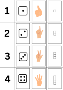 jeu numération maternelle MS GS 1 à 10