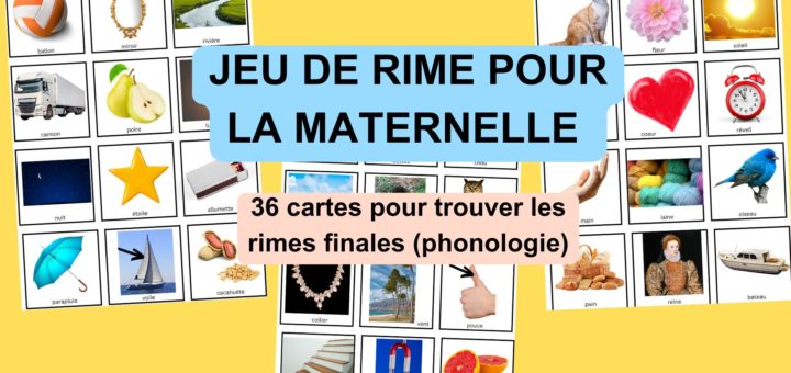 Jeu de rime pour la maternelle