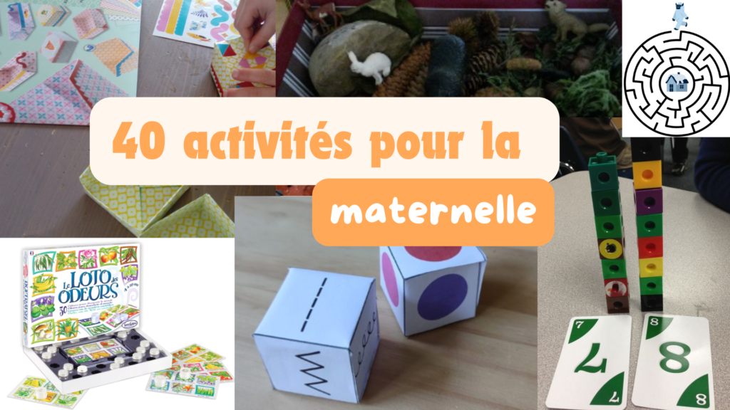 activités pour la maternelle