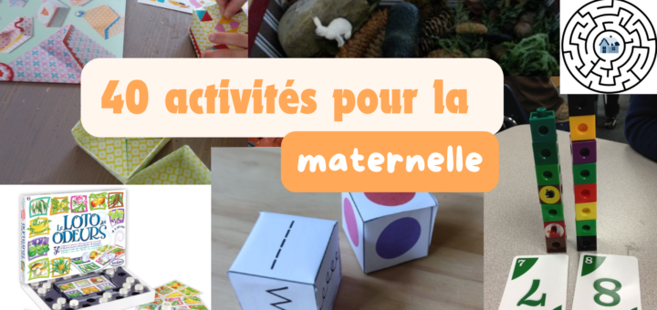 activités pour la maternelle