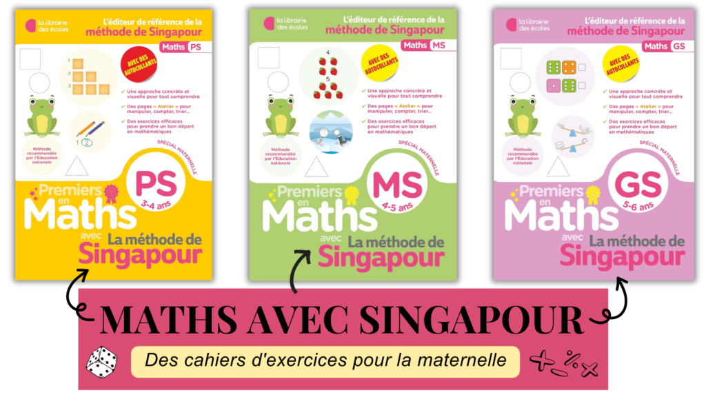 cahiers exercices maths Singapour maternelle