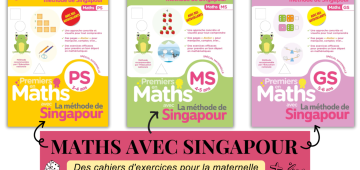 cahiers exercices maths Singapour maternelle