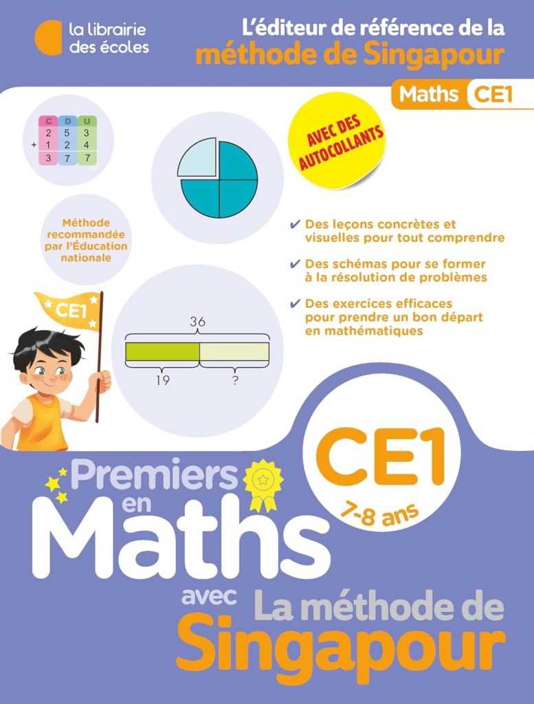 cahier maths singapour CE1