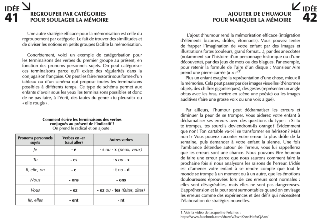 livre idées pour gérer les devoirs