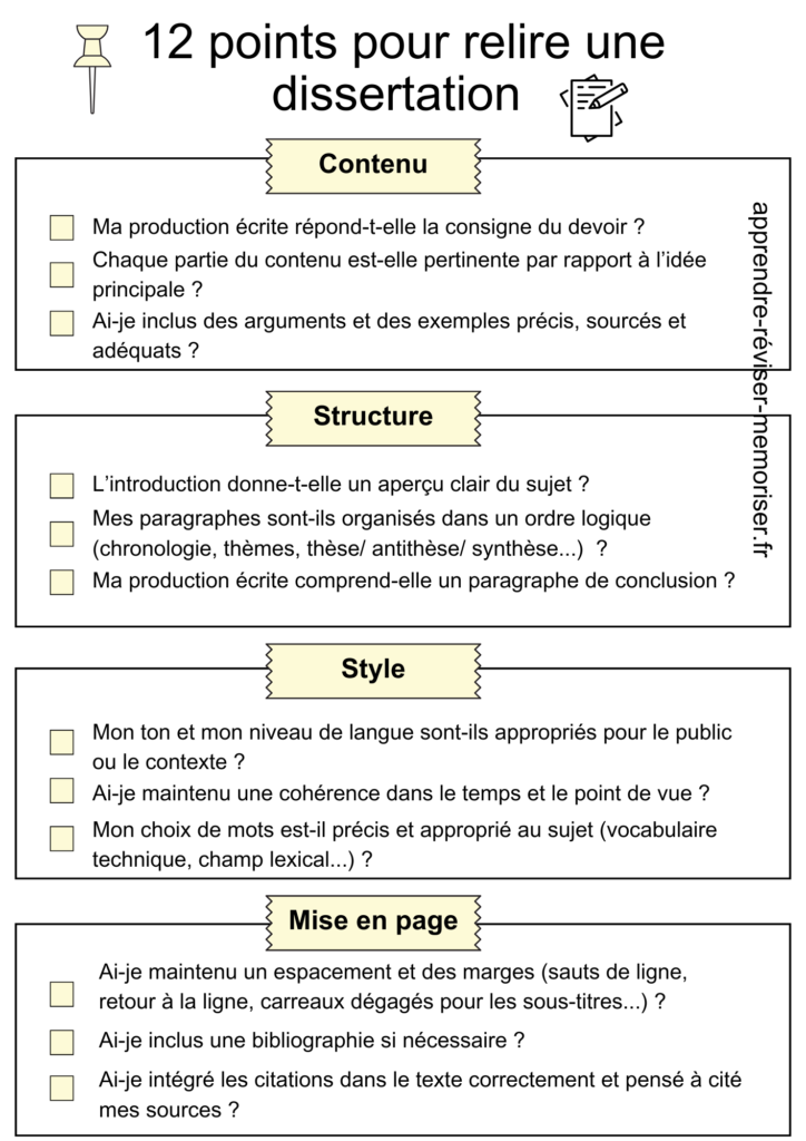 relire une dissertation