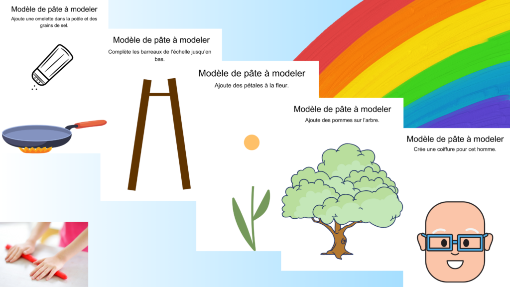 modèles pâte à modeler en maternelle