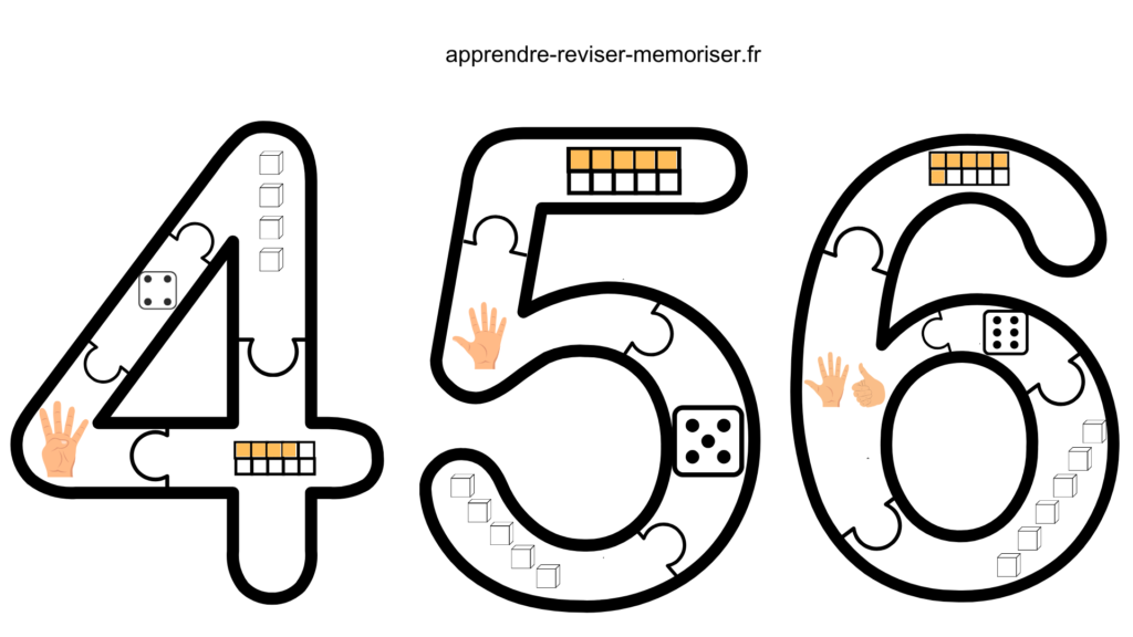 puzzle des nombres maternelle