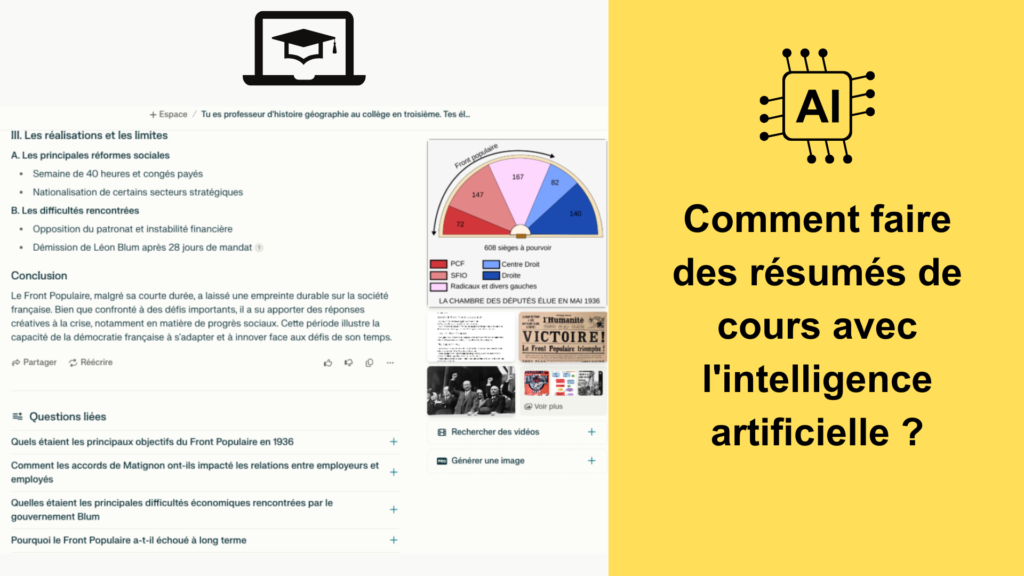 Comment faire des résumés de cours avec l'intelligence artificielle