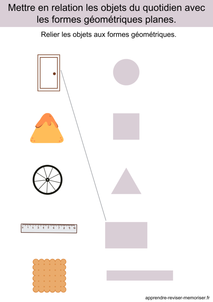 travailler figures géométriques maternelle